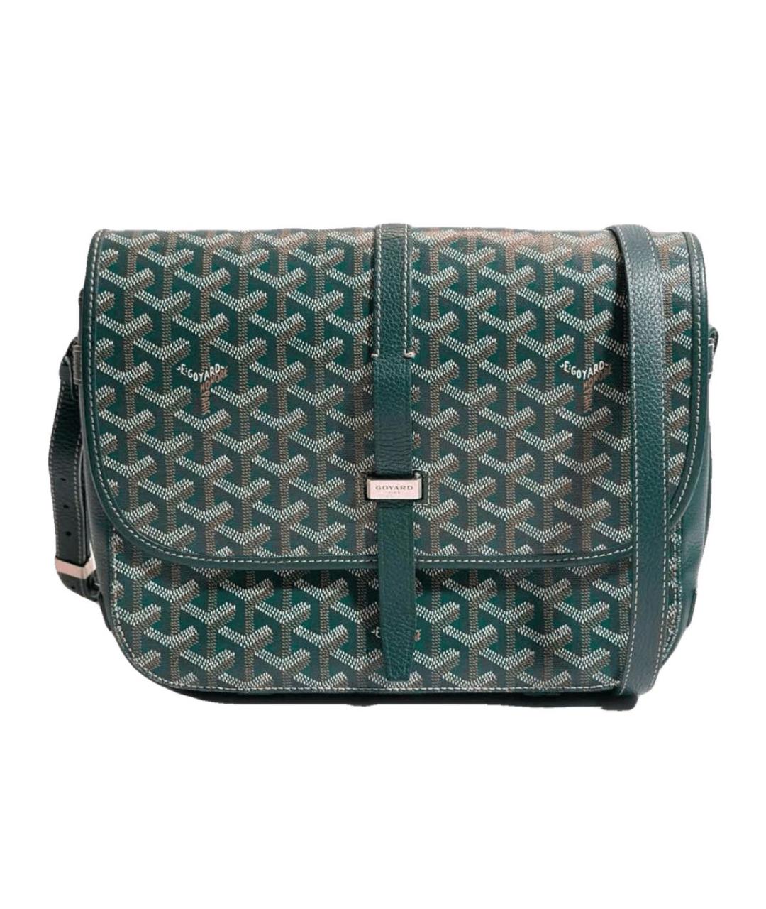 GOYARD Зеленая канва сумка через плечо, фото 7