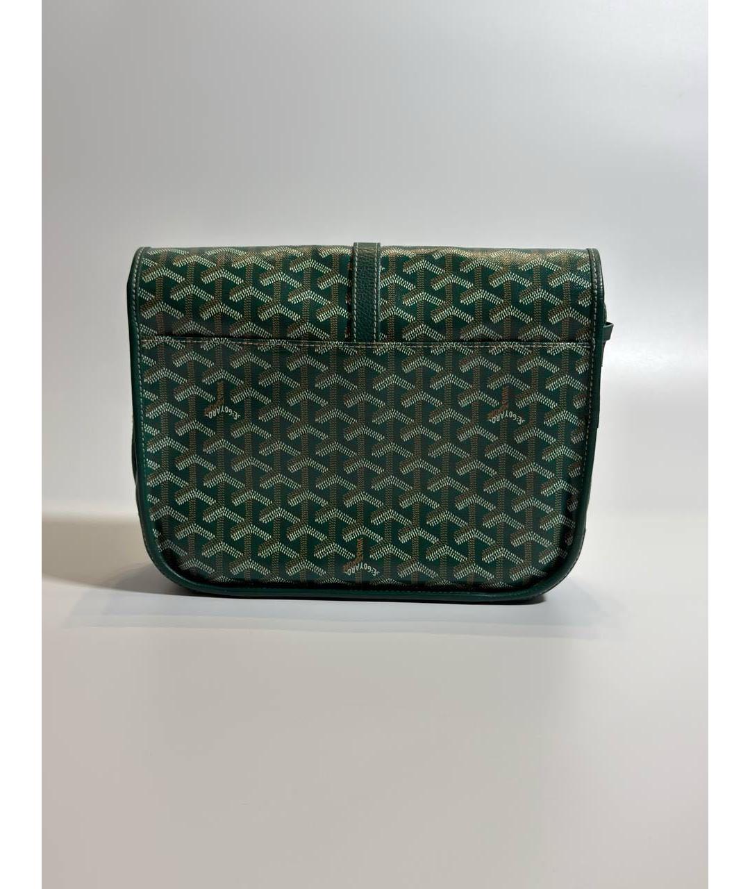 GOYARD Зеленая канва сумка через плечо, фото 4