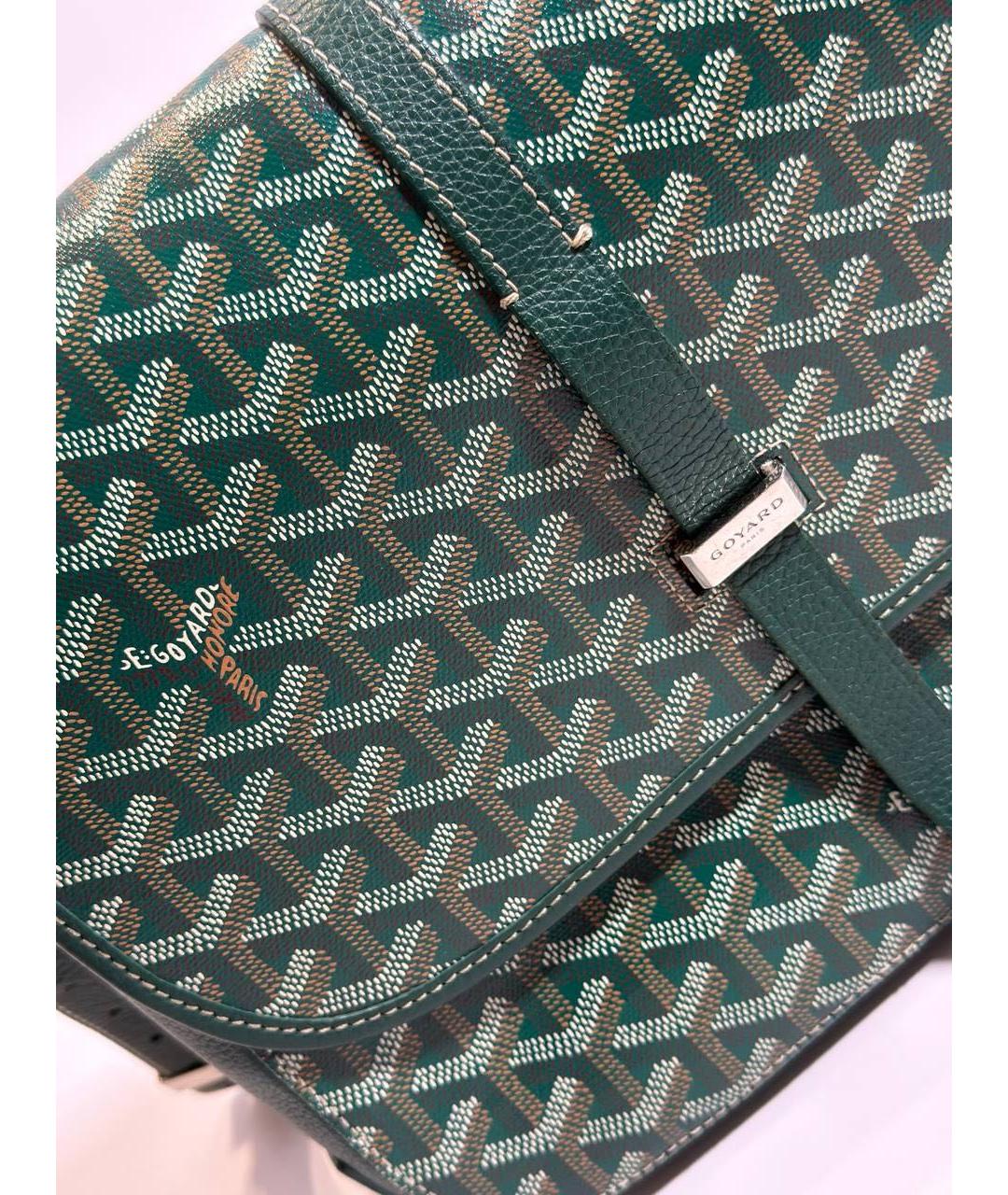GOYARD Зеленая канва сумка через плечо, фото 3