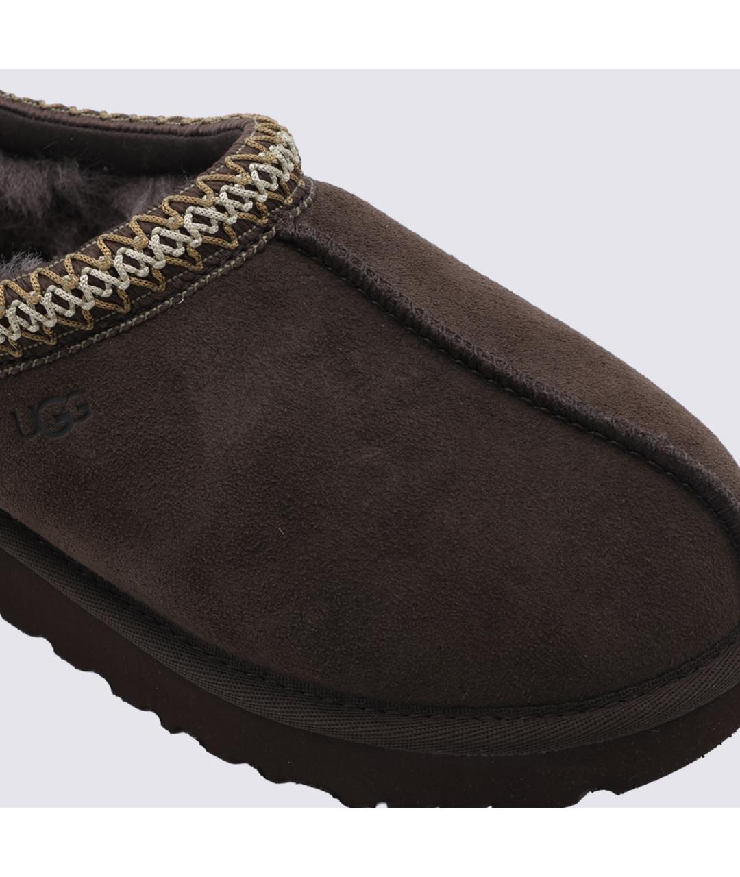 UGG Коричневые замшевые ботинки, фото 4