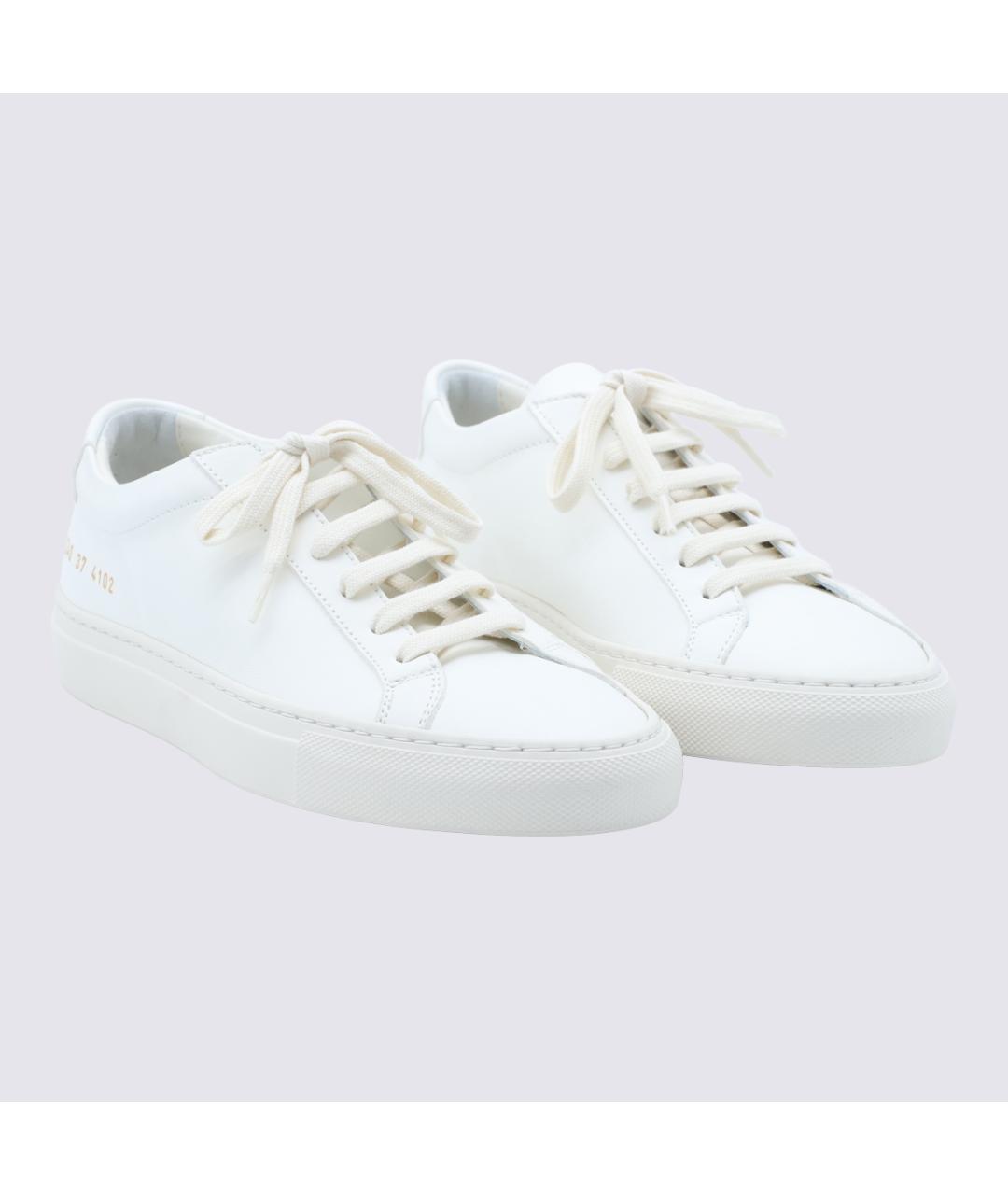 COMMON PROJECTS Белые кожаные кеды, фото 2