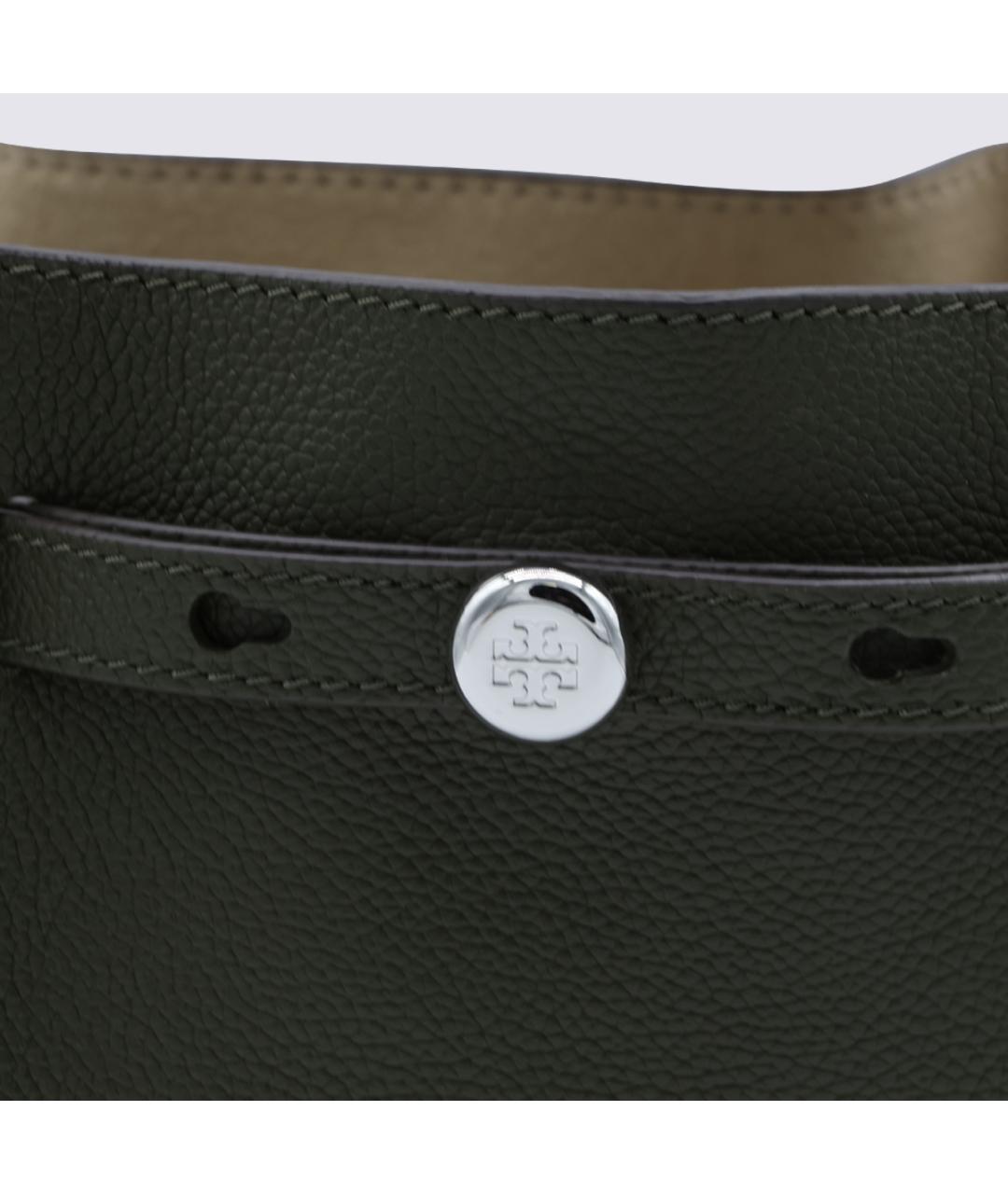 TORY BURCH Кожаная сумка с короткими ручками, фото 4