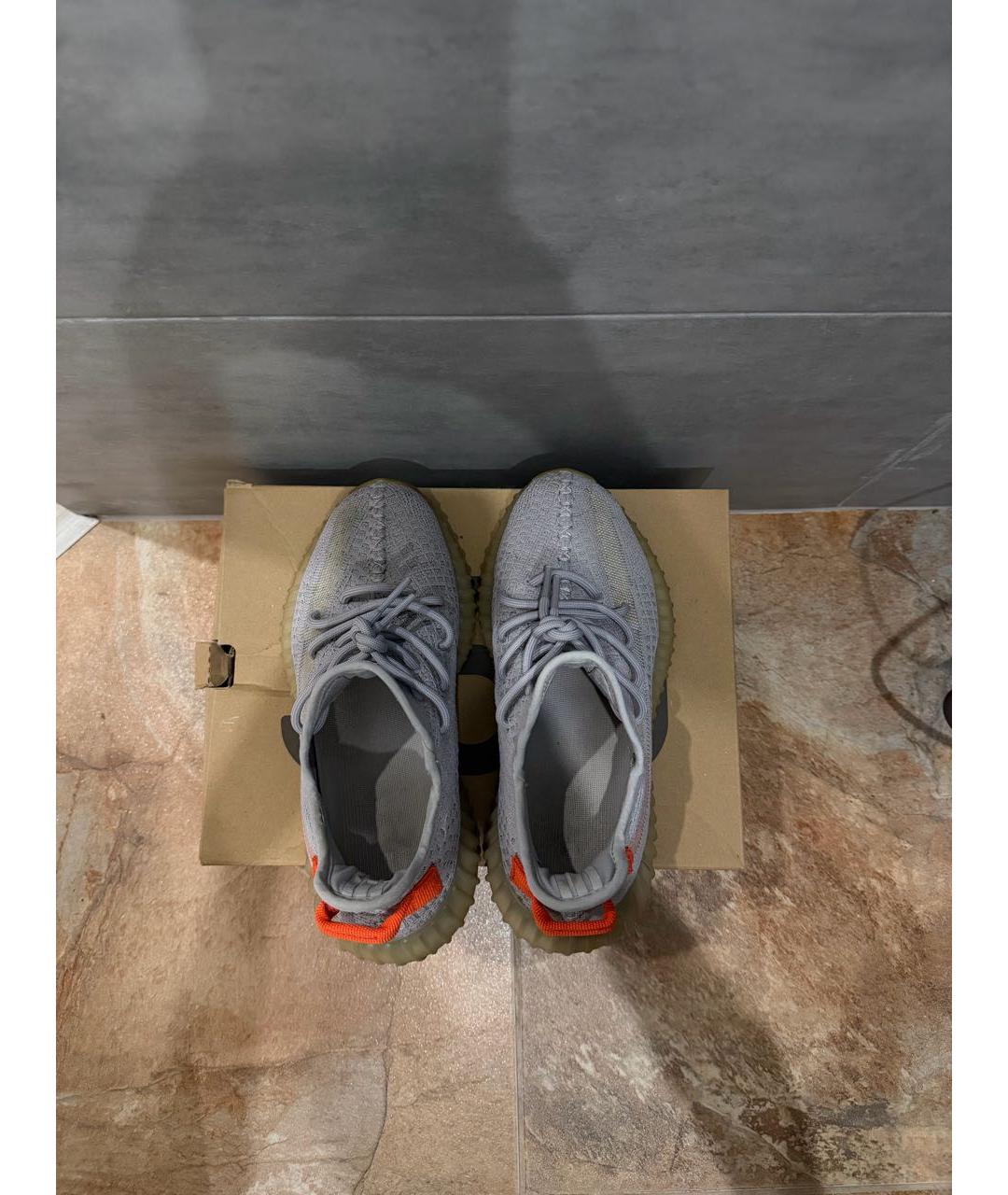 ADIDAS YEEZY Серые низкие кроссовки / кеды, фото 3