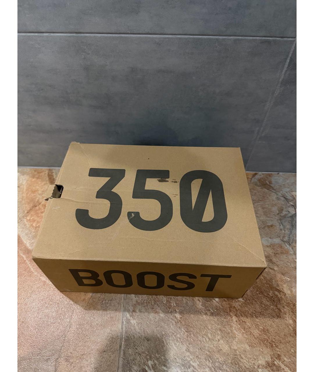 ADIDAS YEEZY Серые низкие кроссовки / кеды, фото 6