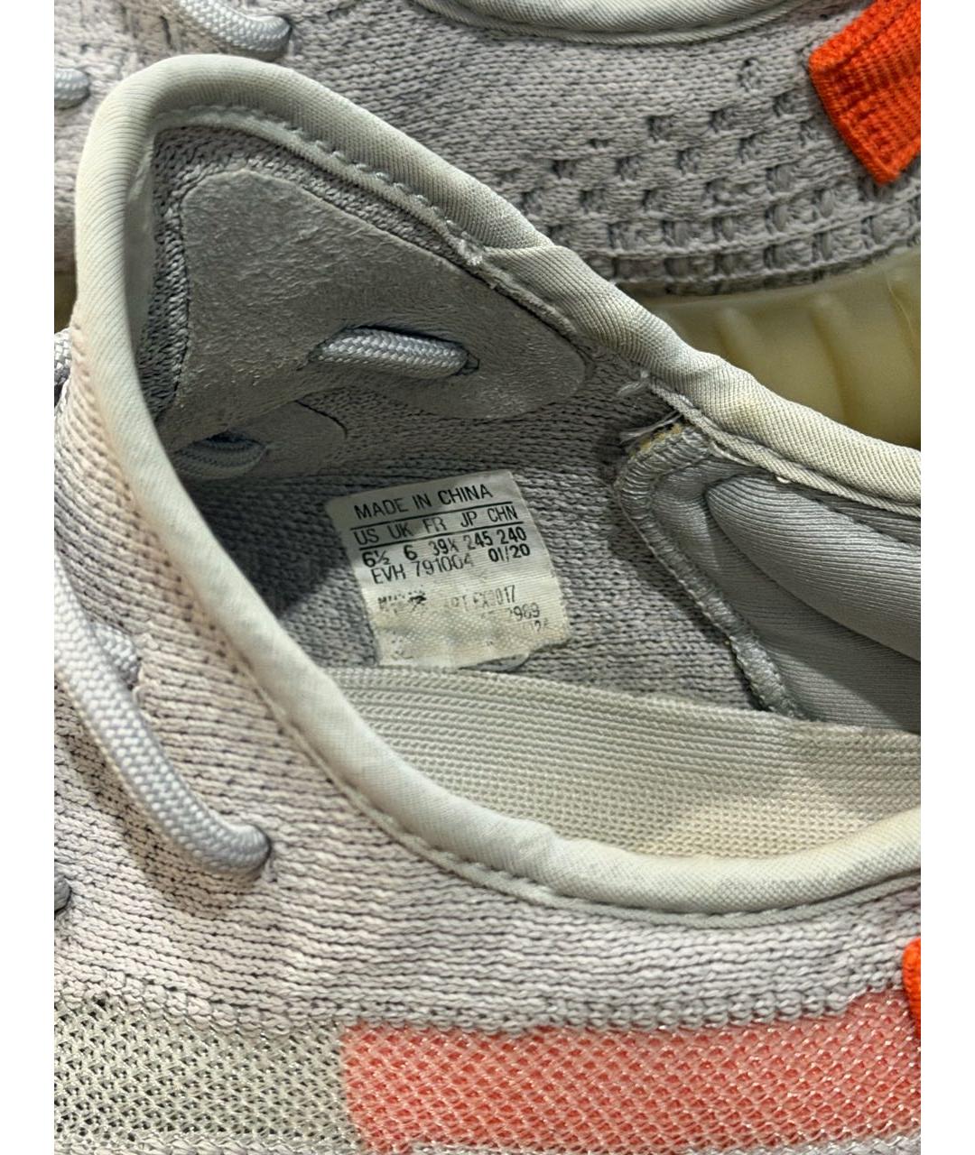 ADIDAS YEEZY Серые низкие кроссовки / кеды, фото 7