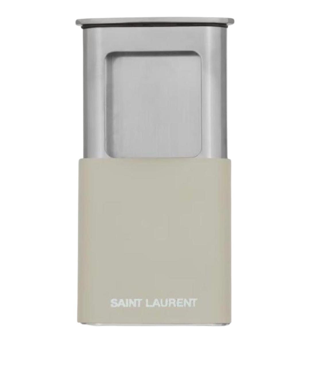 SAINT LAURENT Серый брелок, фото 1