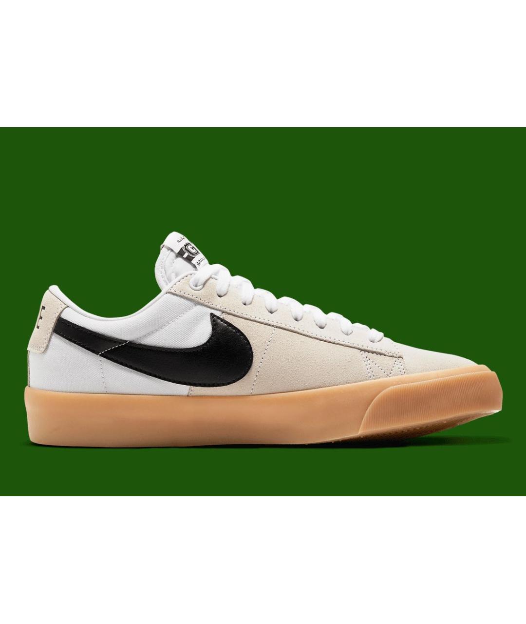 NIKE Бежевые замшевые низкие кроссовки / кеды, фото 5