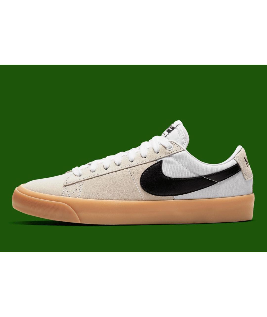 NIKE Бежевые замшевые низкие кроссовки / кеды, фото 8