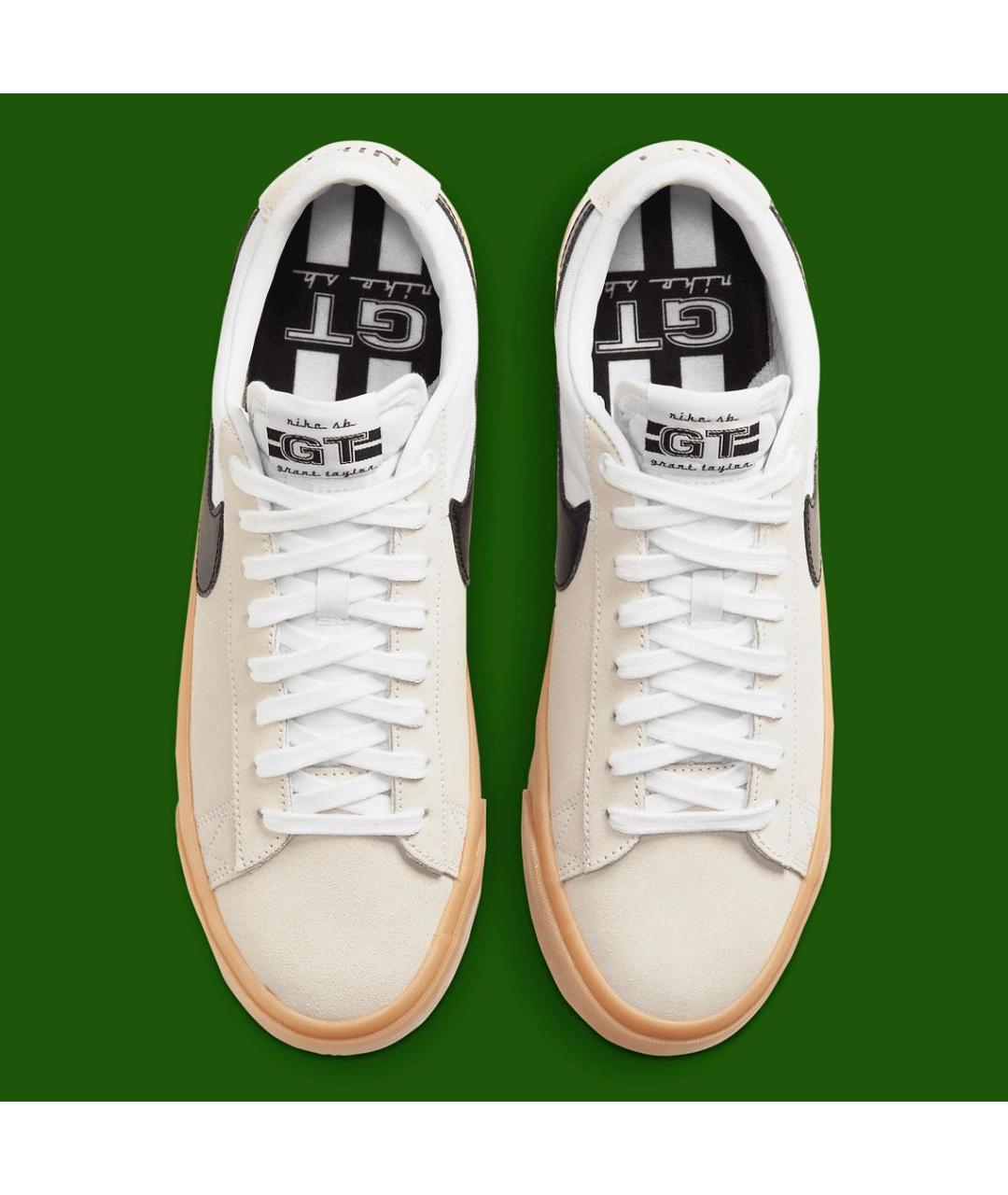 NIKE Бежевые замшевые низкие кроссовки / кеды, фото 3