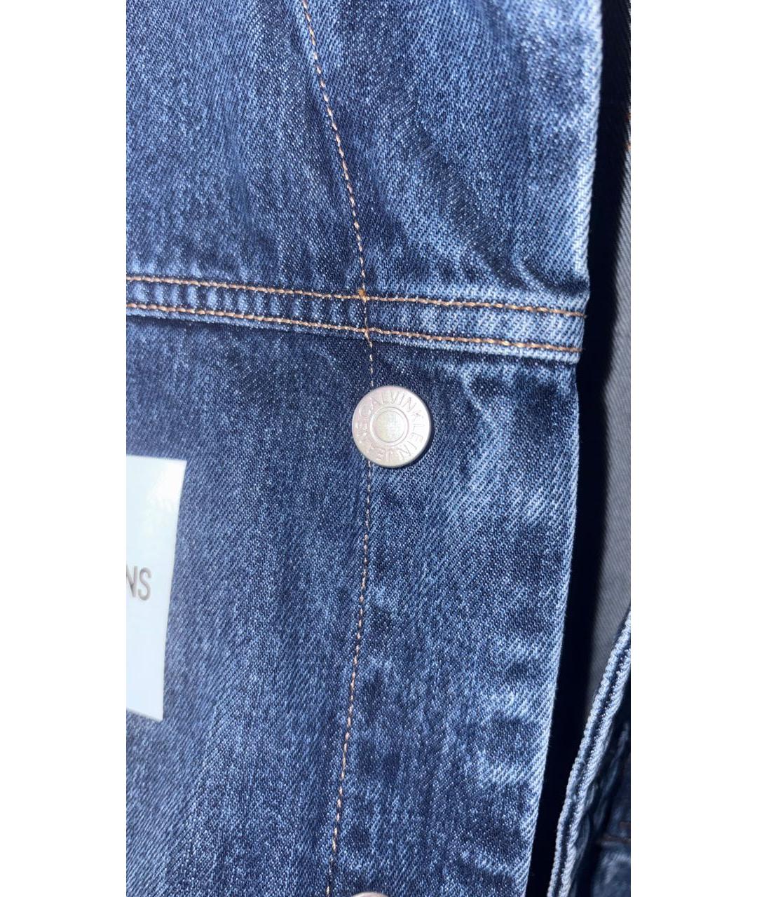 CALVIN KLEIN Синяя деним куртка, фото 3