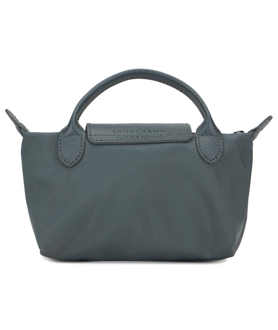 LONGCHAMP Серая синтетическая сумка тоут, фото 3
