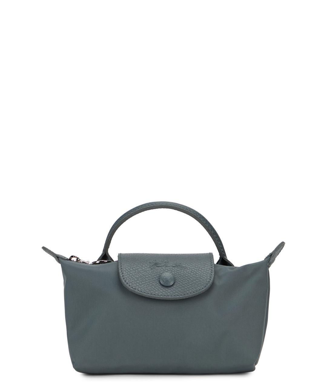 LONGCHAMP Серая синтетическая сумка тоут, фото 1