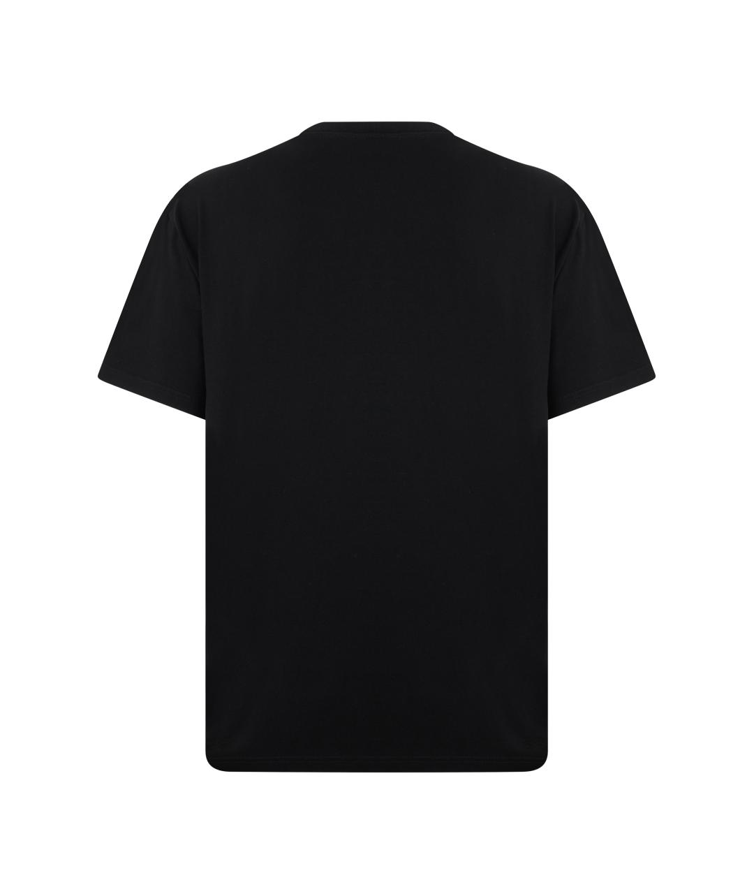 GIVENCHY Черная хлопковая футболка, фото 2