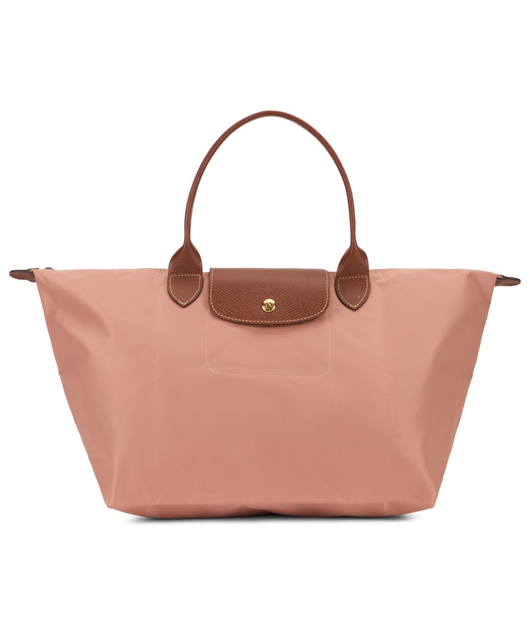 LONGCHAMP Розовая синтетическая сумка тоут, фото 1