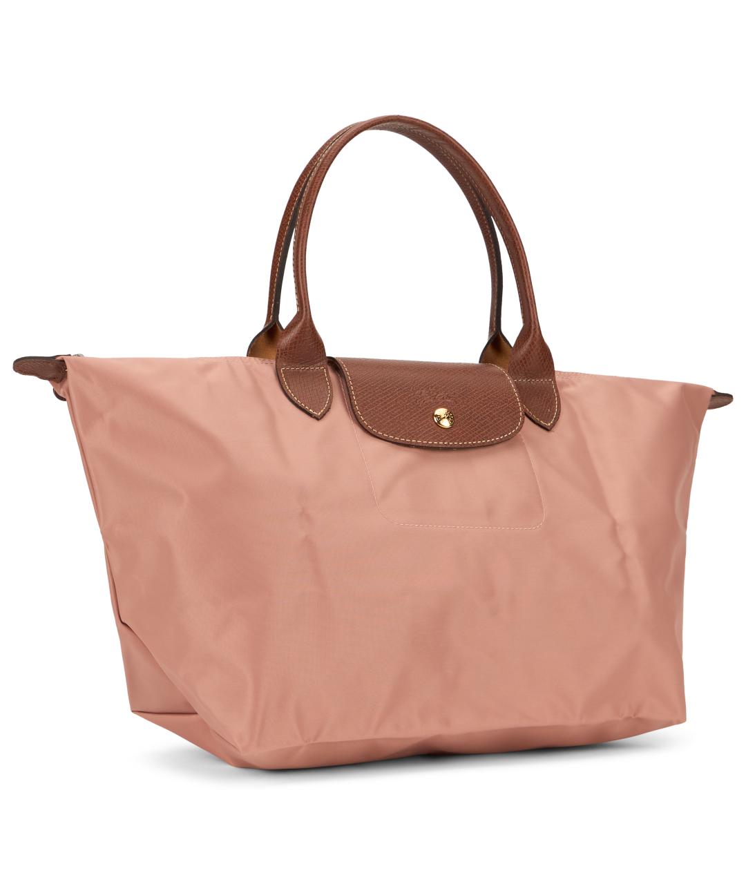 LONGCHAMP Розовая синтетическая сумка тоут, фото 2