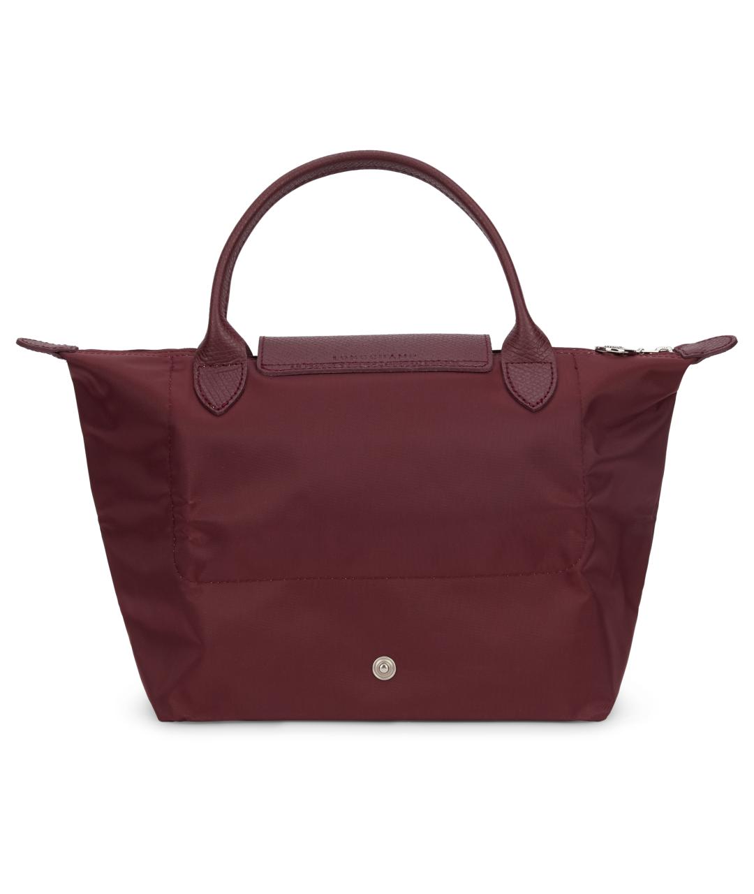 LONGCHAMP Бордовая синтетическая сумка тоут, фото 3