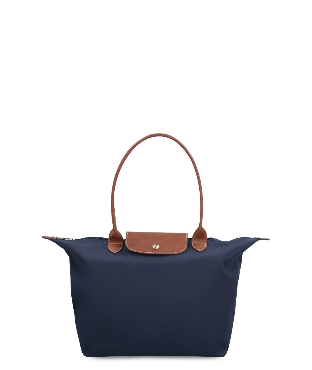 LONGCHAMP Синяя синтетическая сумка тоут, фото 1