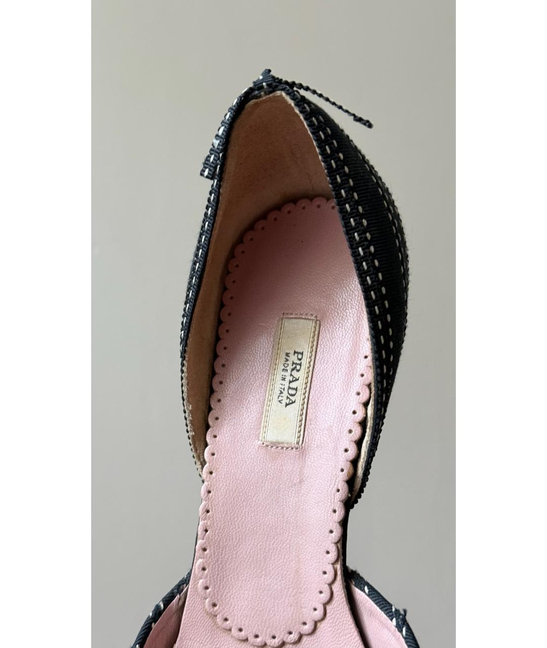 PRADA Черные мюли, фото 6
