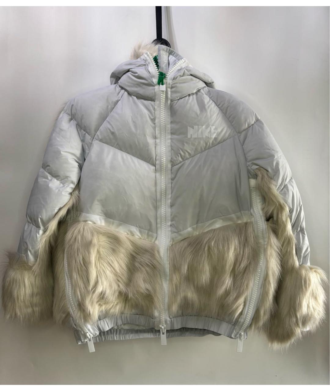 SACAI Белая полиэстеровая куртка, фото 7
