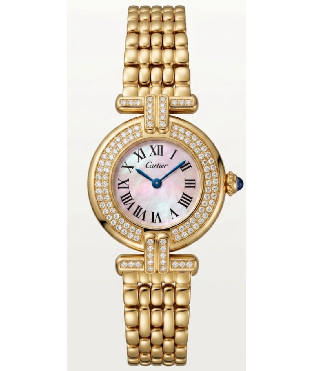 CARTIER Золотые часы, фото 9