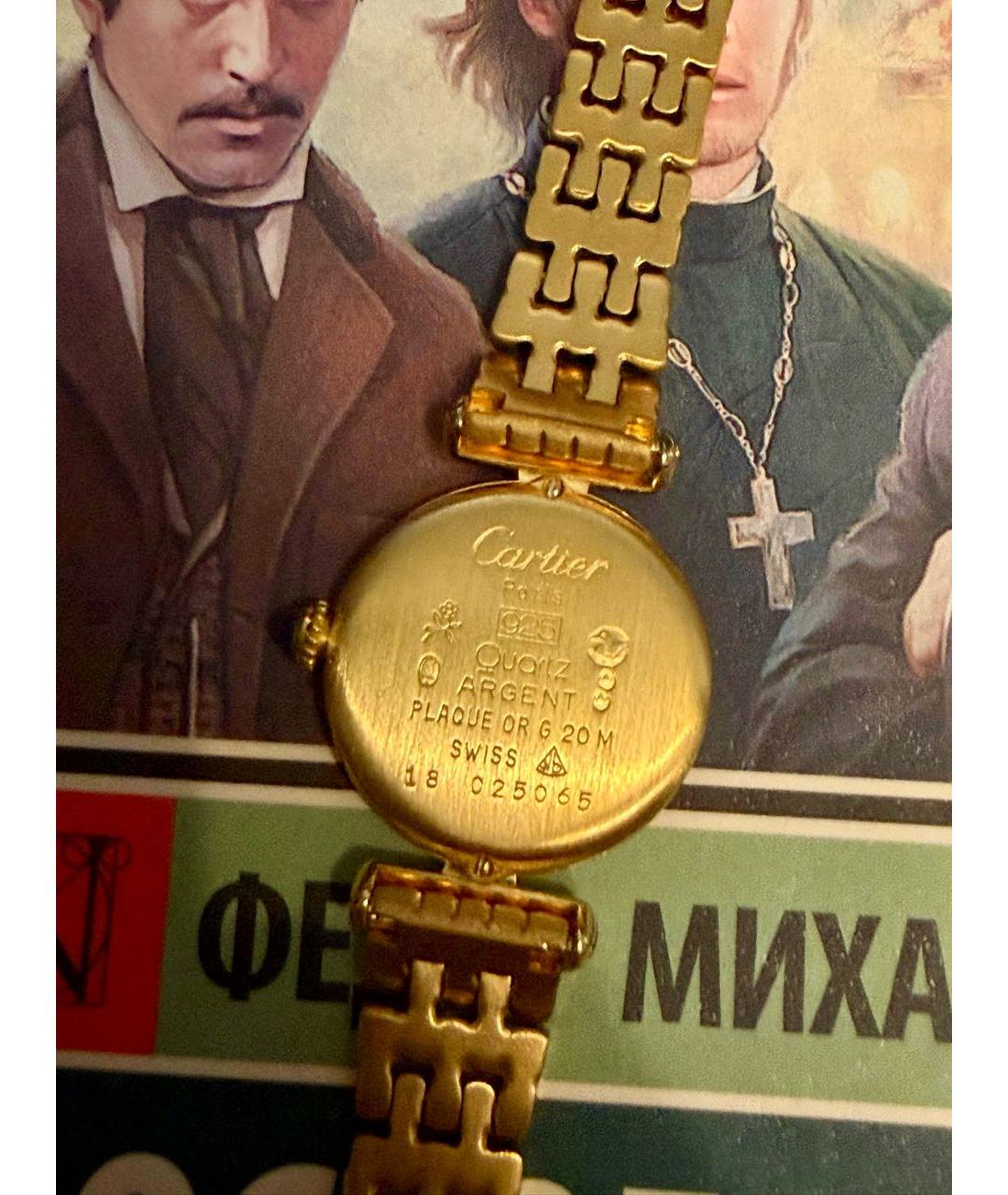 CARTIER Золотые часы, фото 8