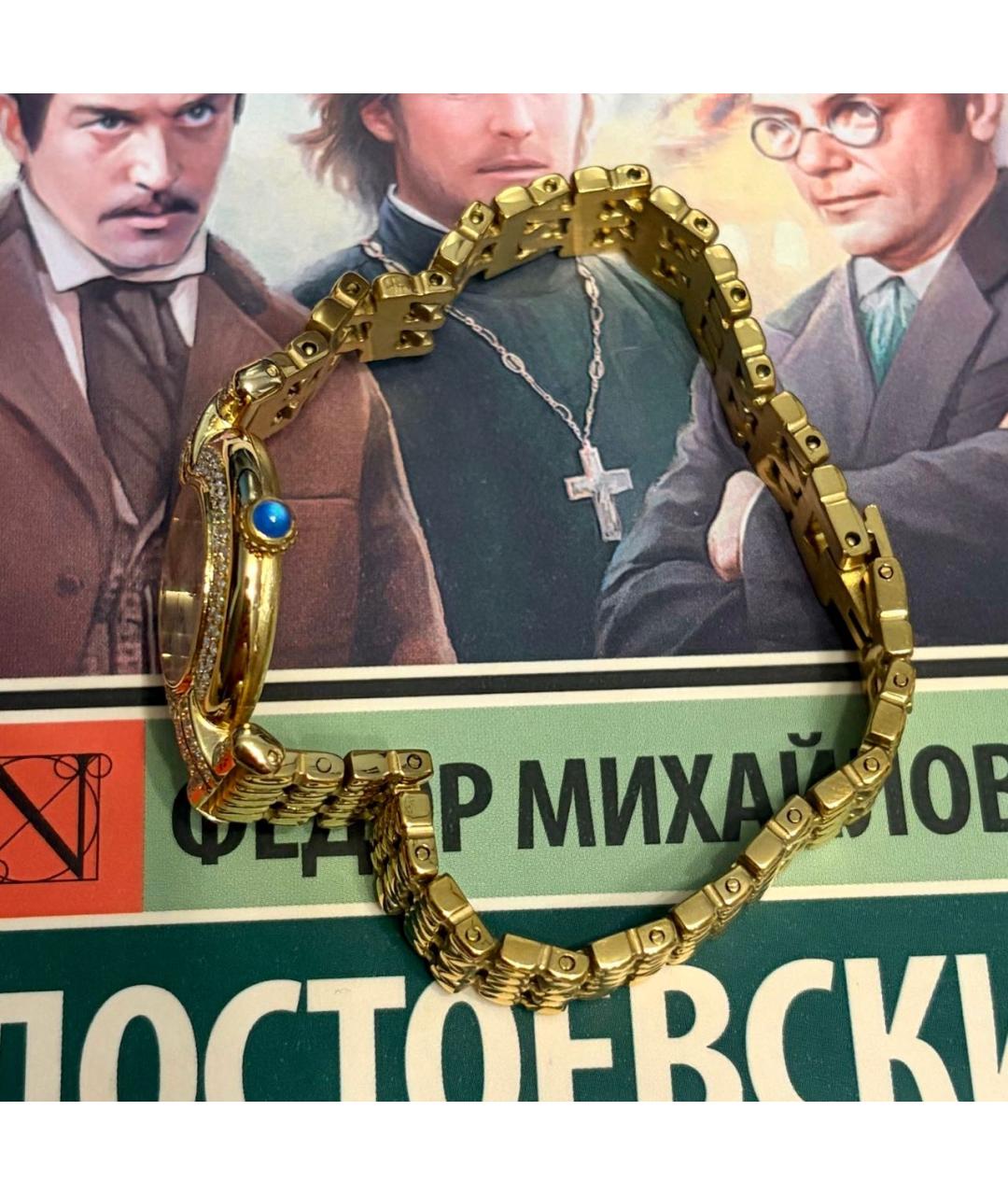 CARTIER Золотые часы, фото 6