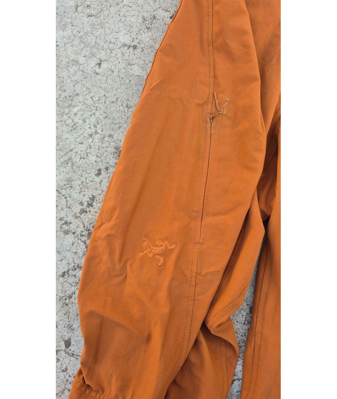 ARCTERYX Оранжевые нейлоновые повседневные брюки, фото 5