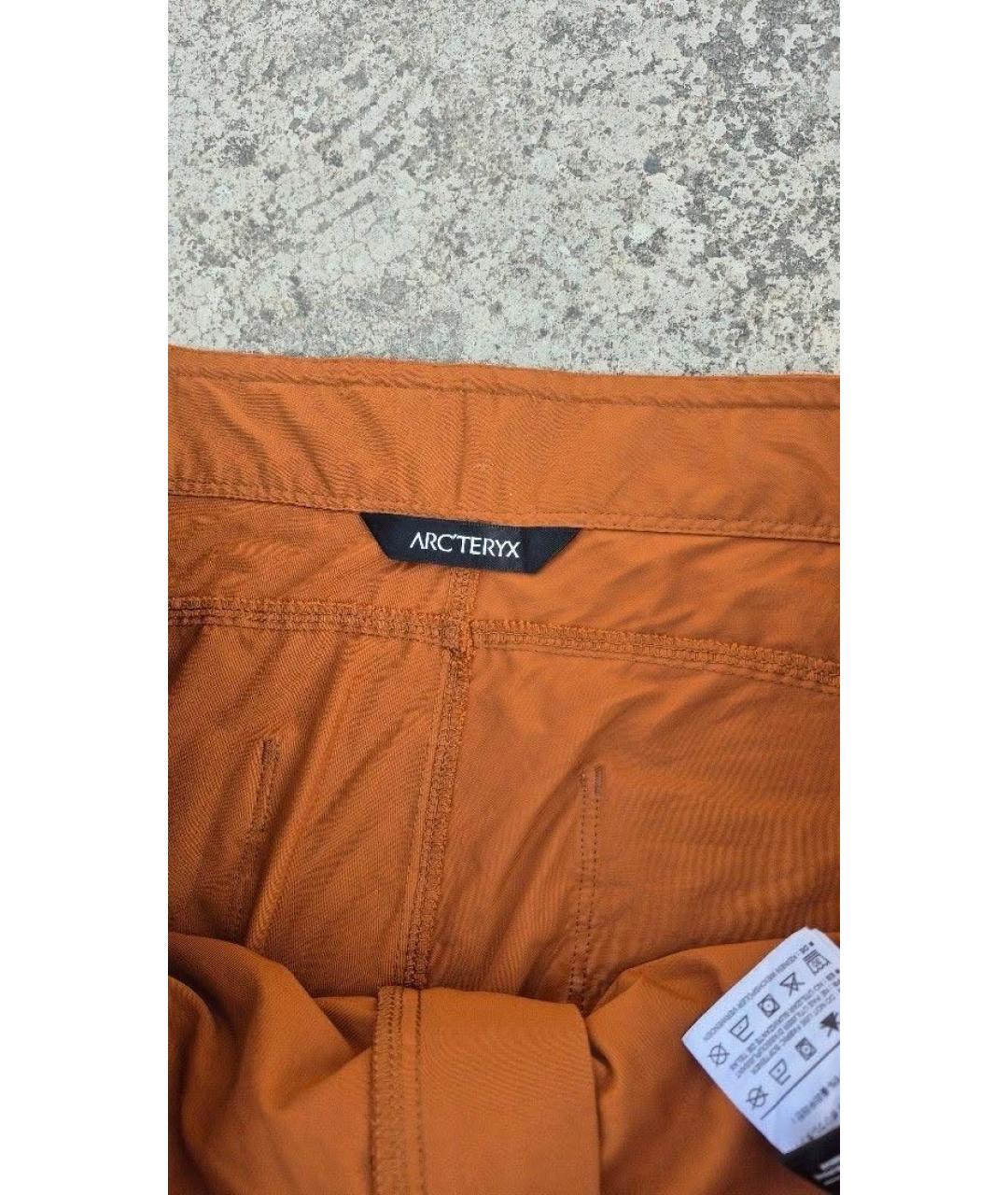 ARCTERYX Оранжевые нейлоновые повседневные брюки, фото 2