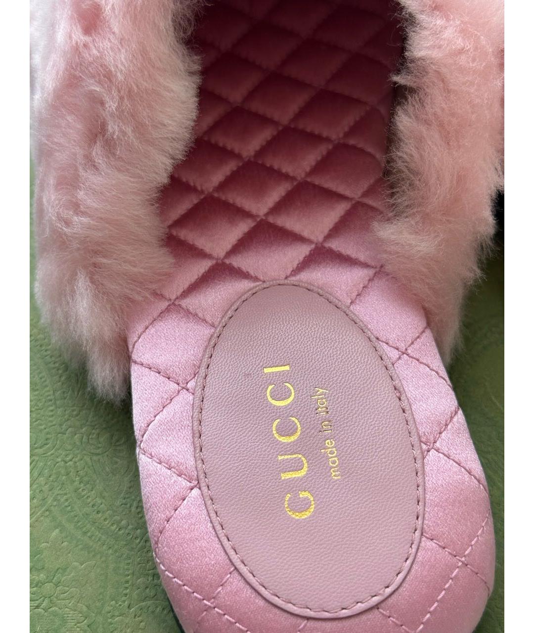 GUCCI Розовые мюли, фото 6