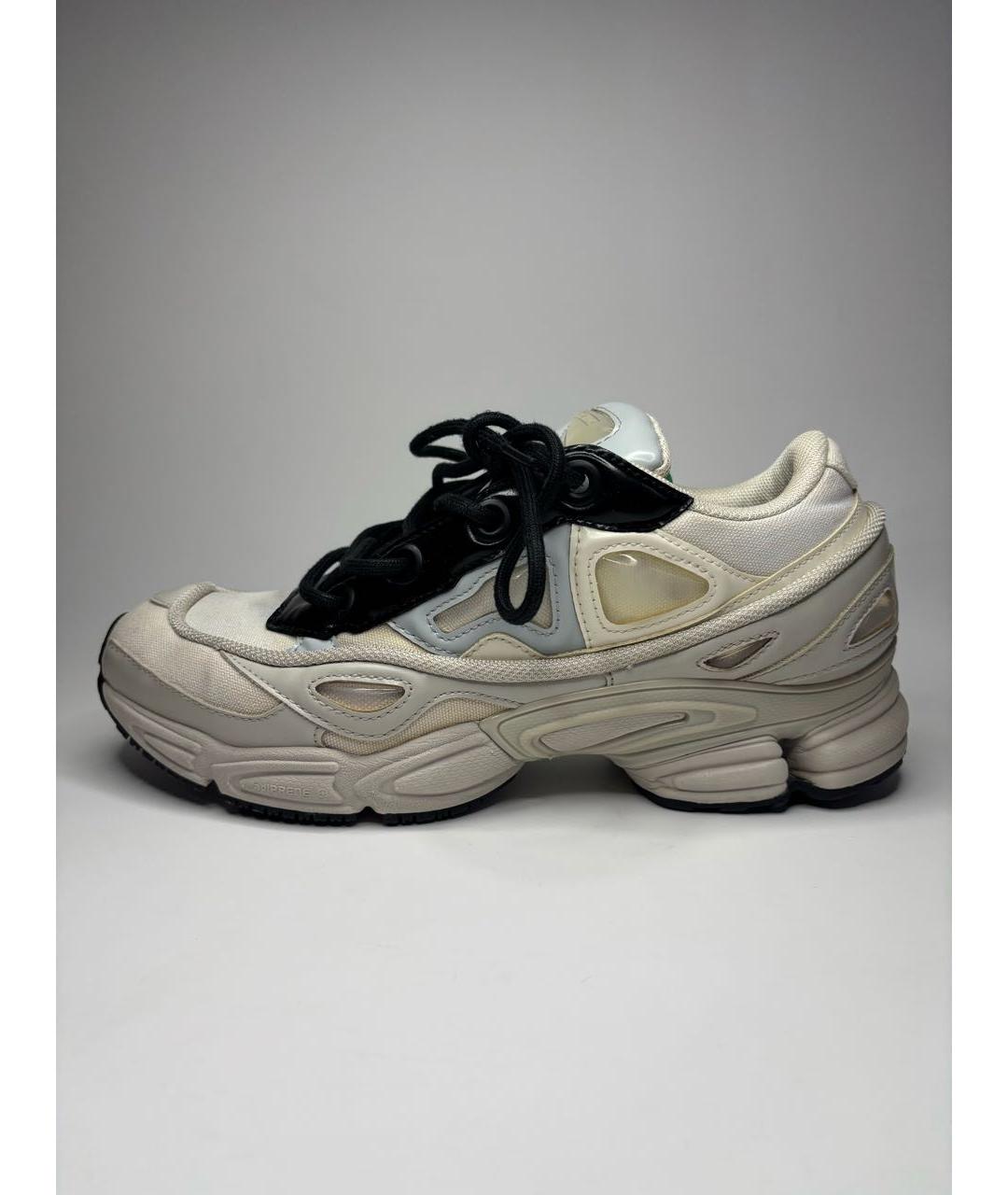 ADIDAS X RAF SIMONS Бежевые текстильные низкие кроссовки / кеды, фото 9