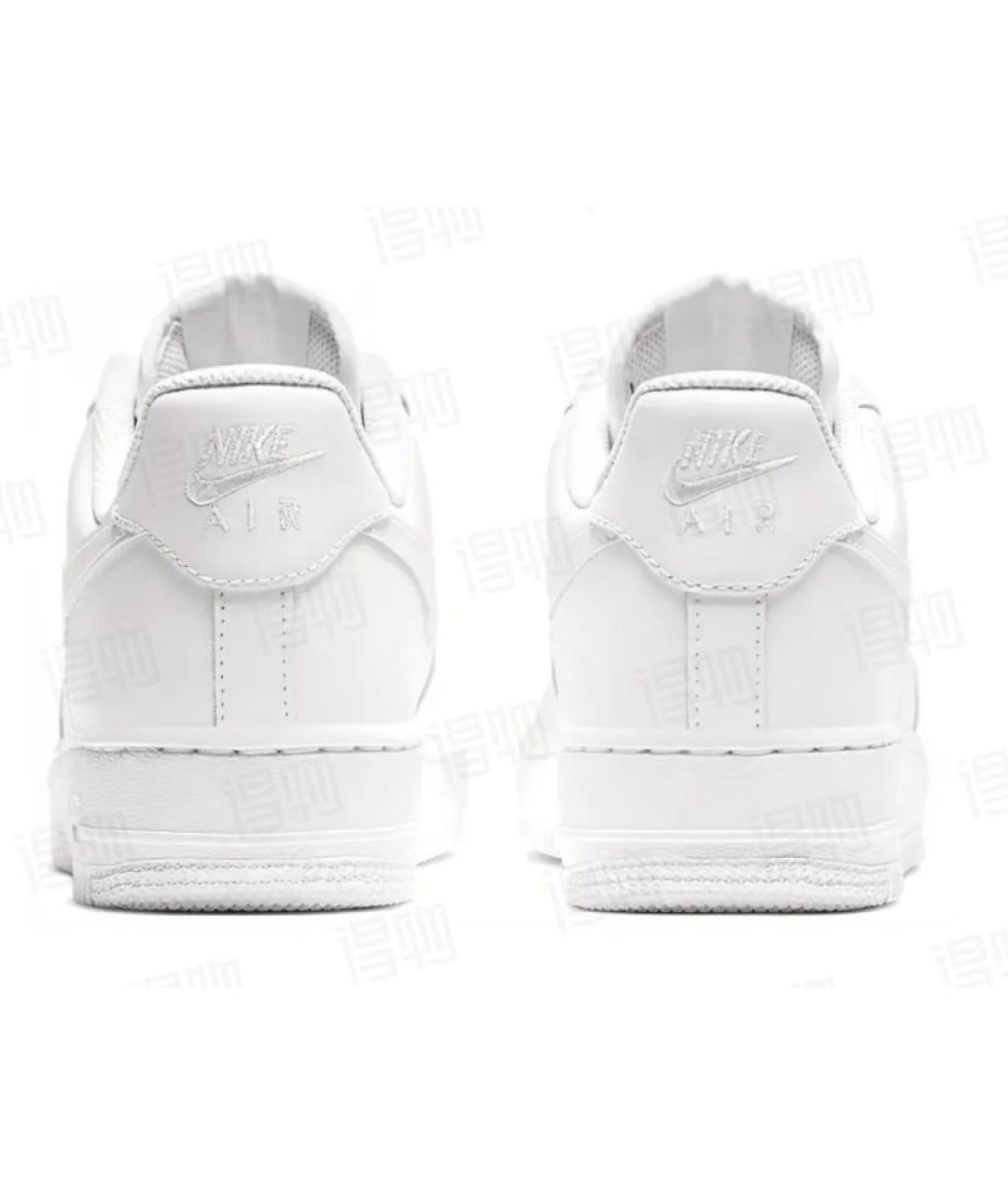 NIKE Белые кожаные кроссовки, фото 4