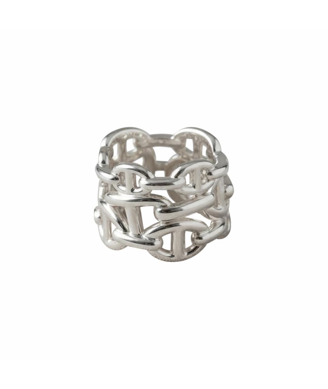 HERMES Серебряное кольцо, фото 1
