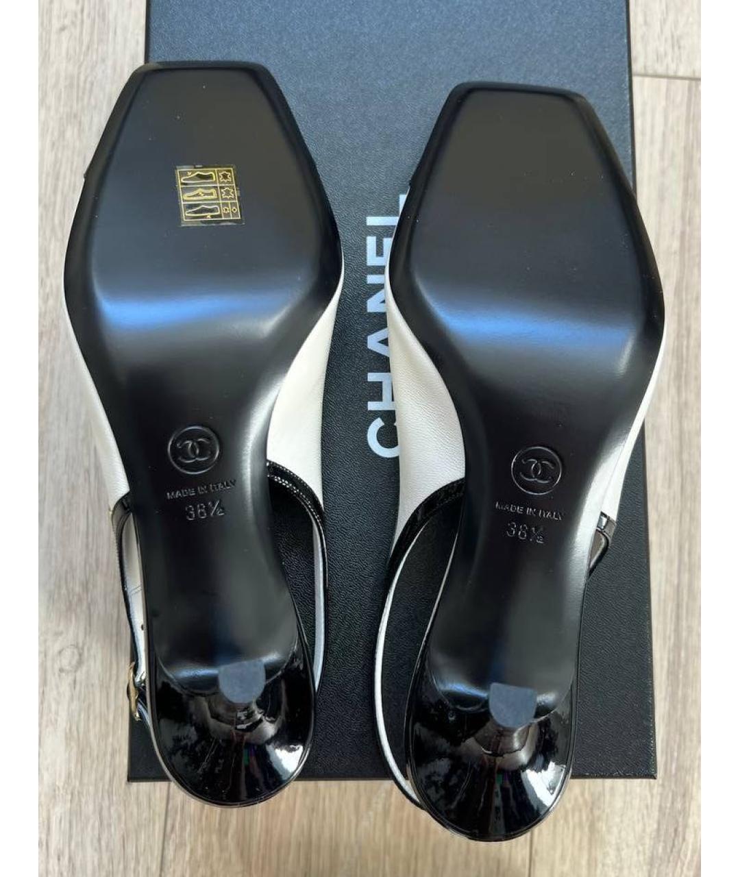 CHANEL Мульти кожаные туфли, фото 4