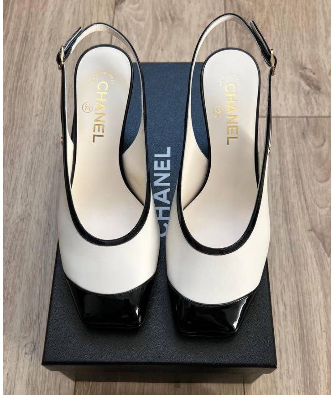 CHANEL Мульти кожаные туфли, фото 2