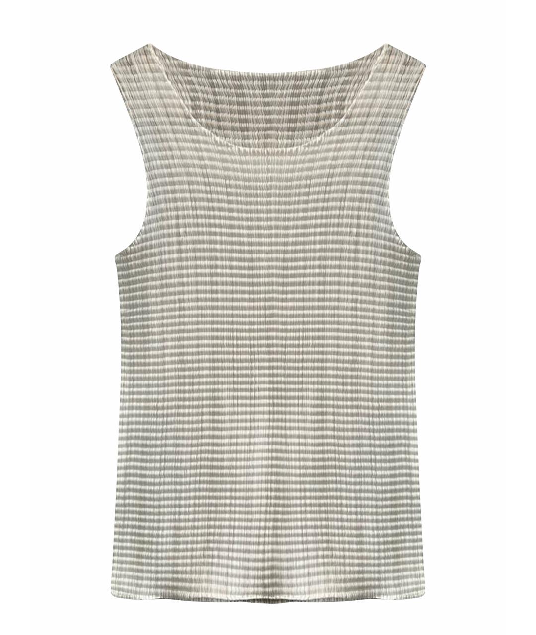 ISSEY MIYAKE Белая полиэстеровая майка, фото 1