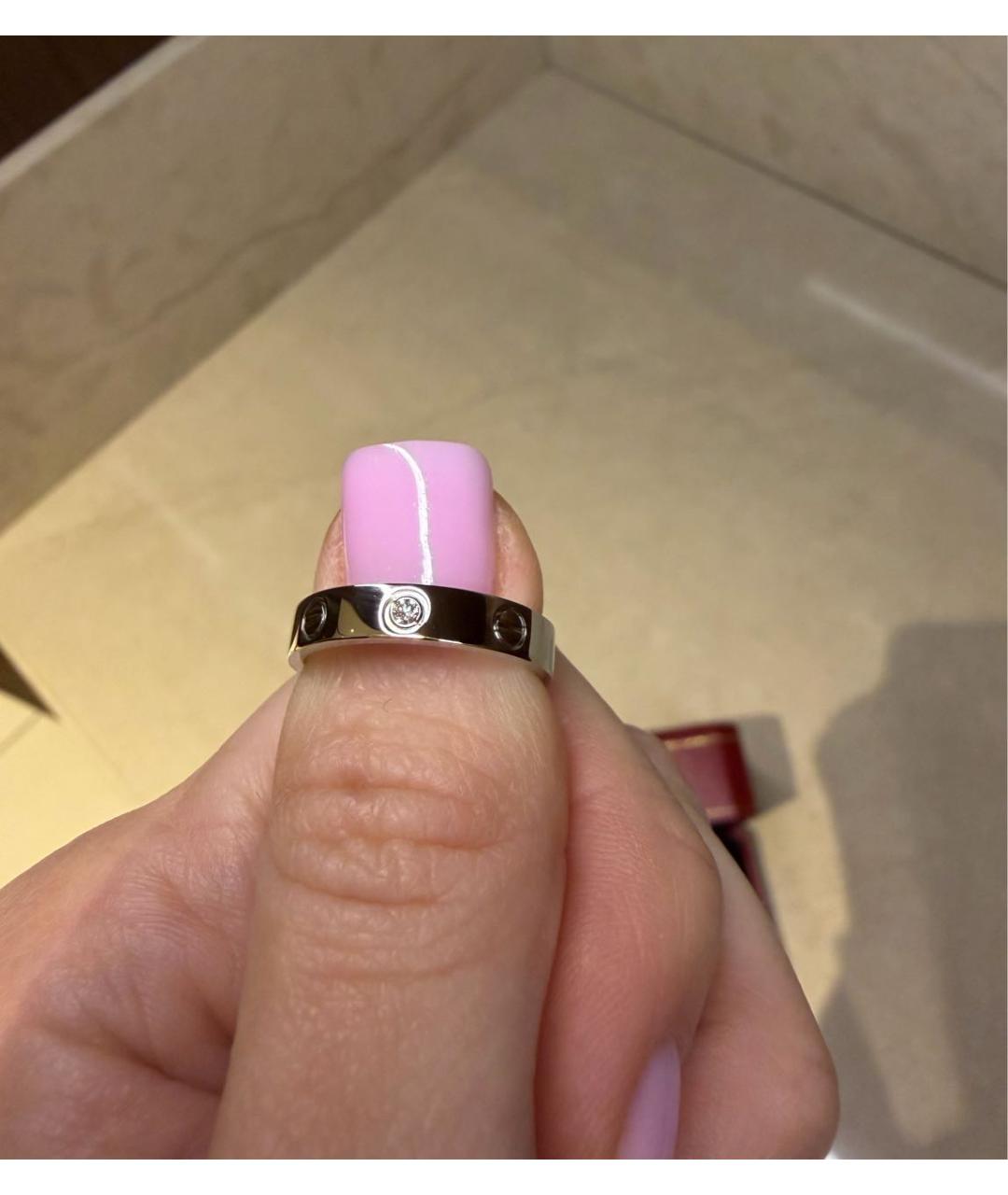 CARTIER Белое кольцо из белого золота, фото 3