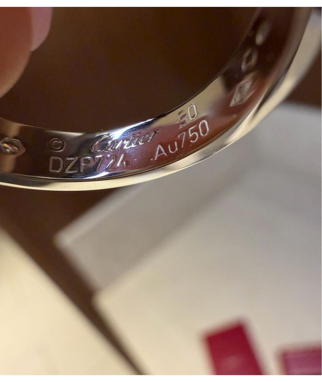 CARTIER Белое кольцо из белого золота, фото 8