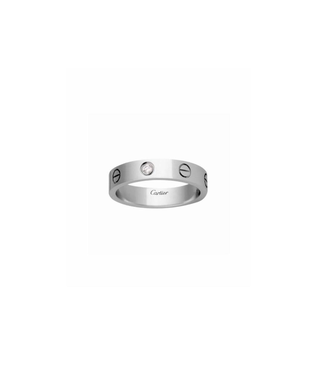 CARTIER Белое кольцо из белого золота, фото 9