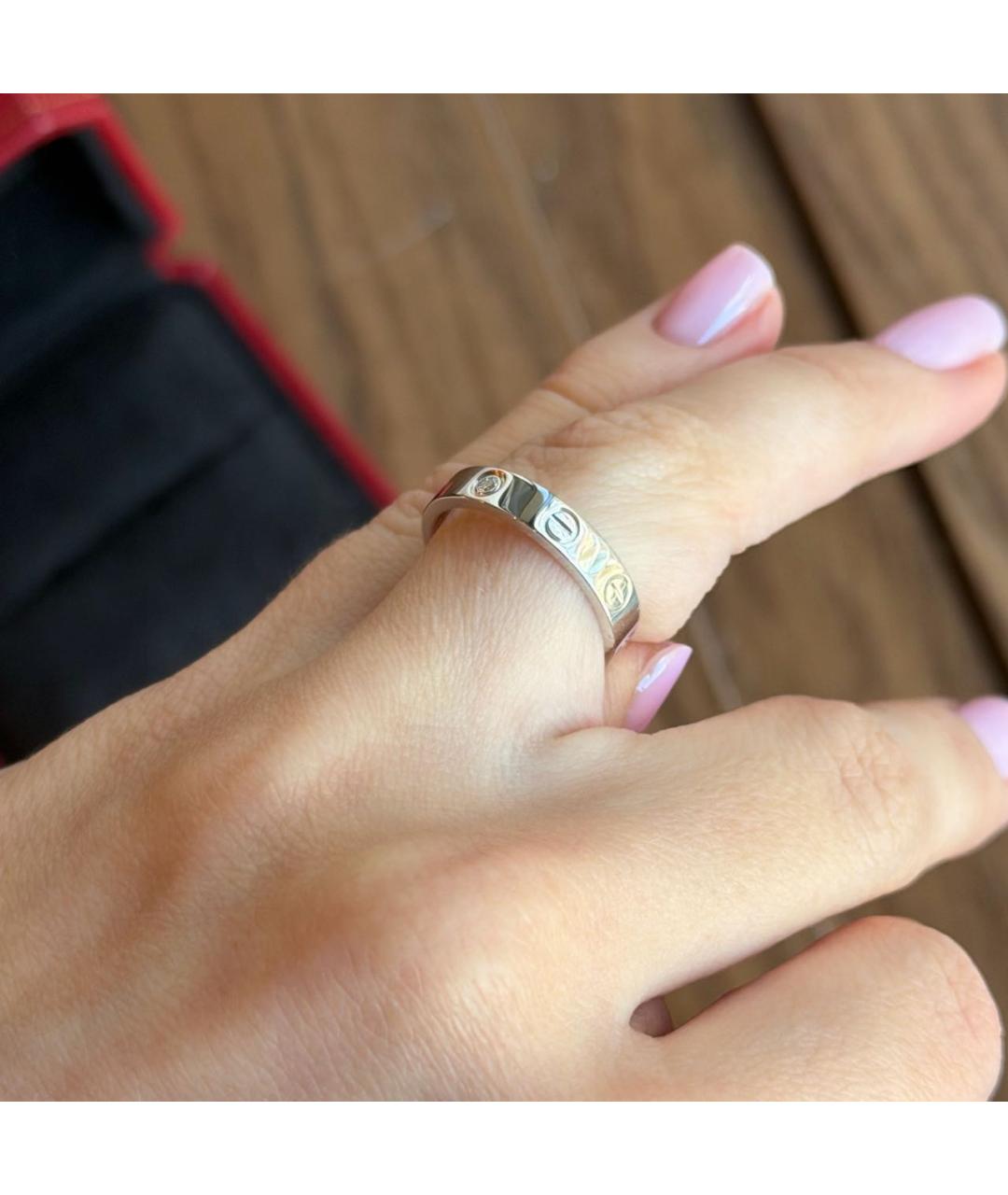 CARTIER Белое кольцо из белого золота, фото 6