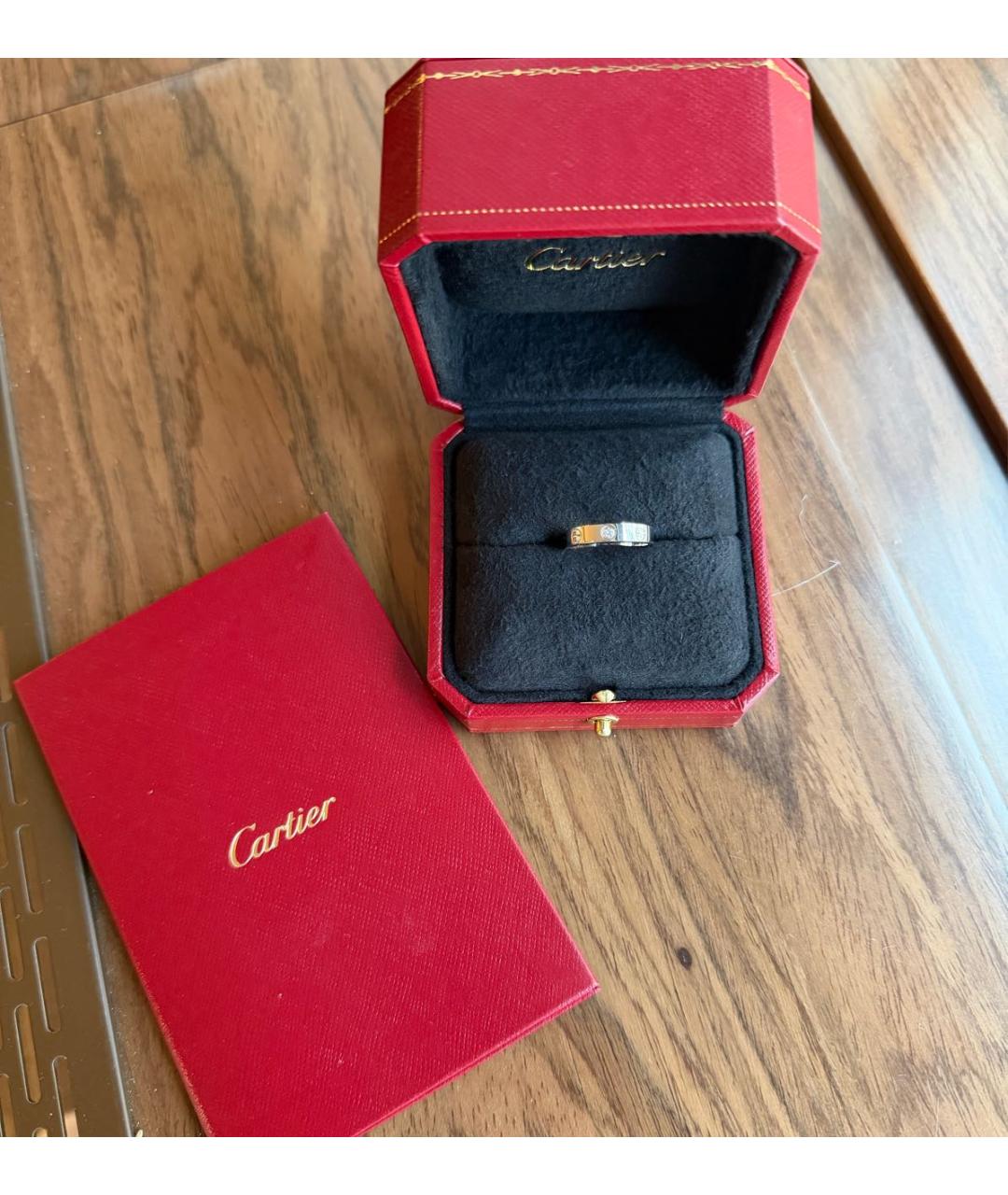 CARTIER Белое кольцо из белого золота, фото 4