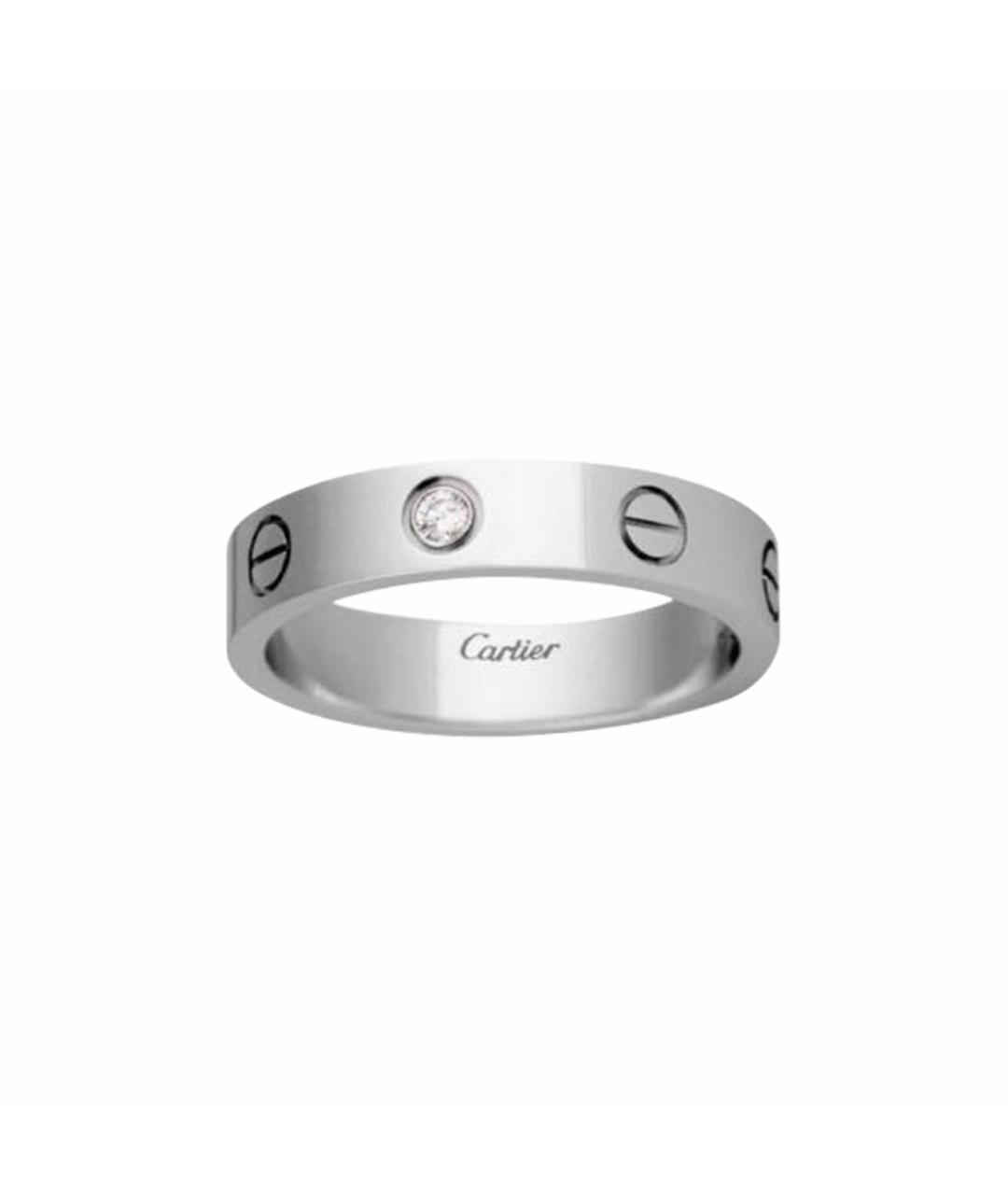 CARTIER Белое кольцо из белого золота, фото 1