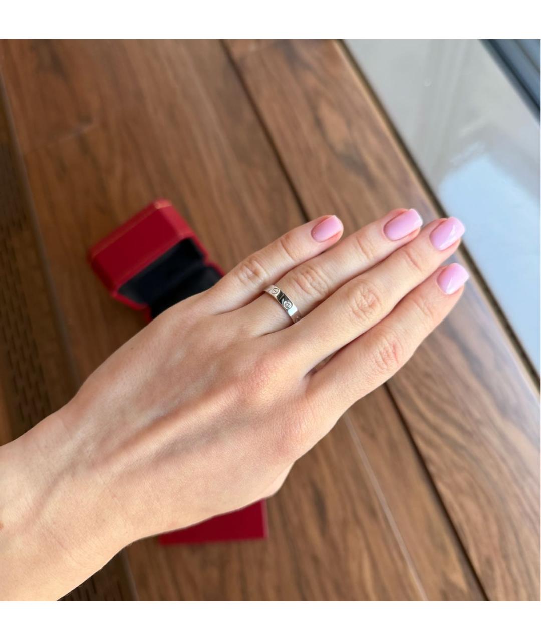 CARTIER Белое кольцо из белого золота, фото 5