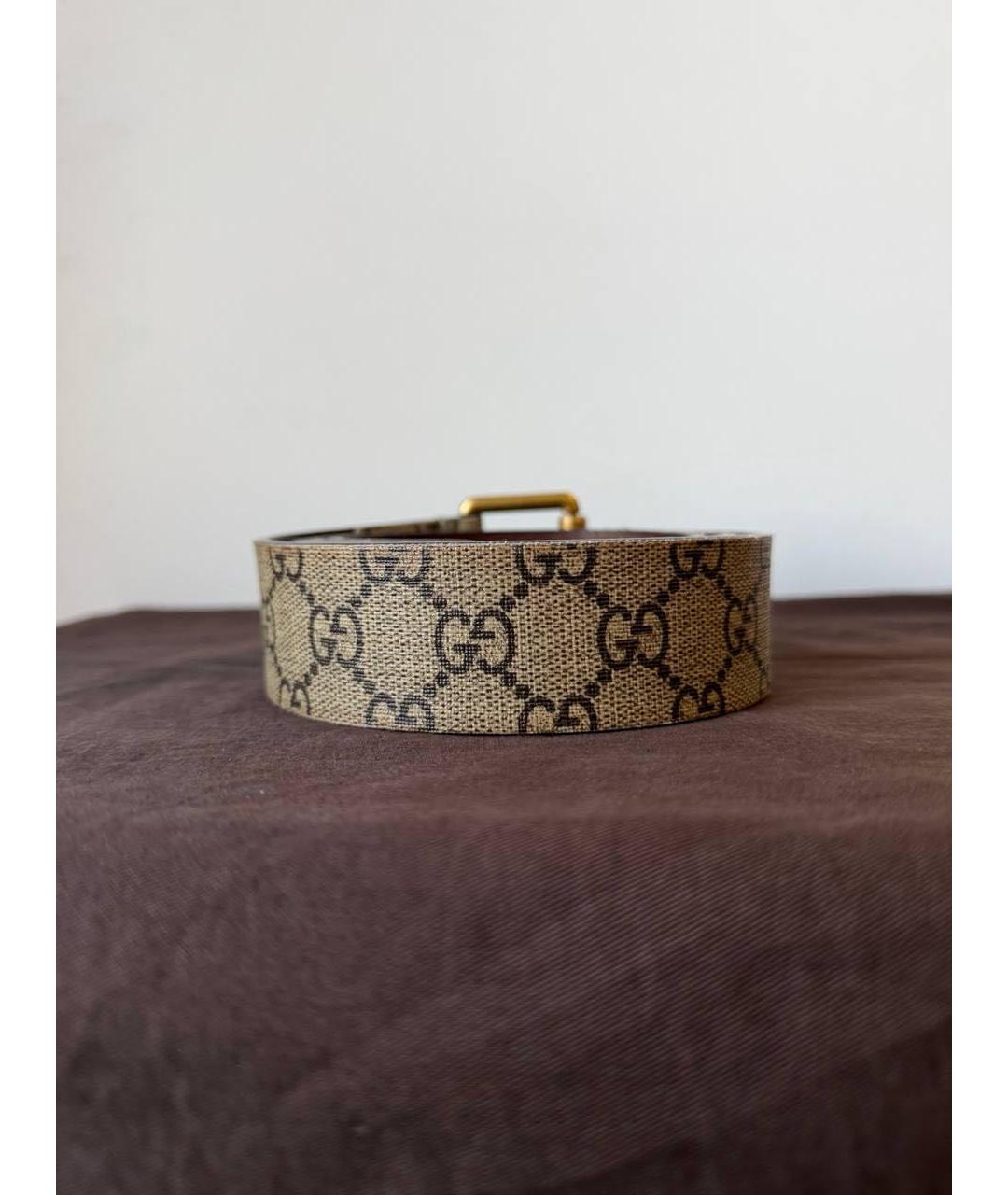 GUCCI Бежевый ремень, фото 2