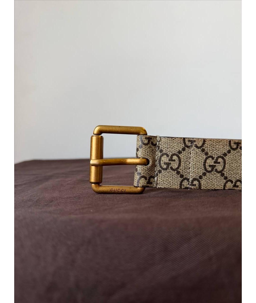 GUCCI Бежевый ремень, фото 3