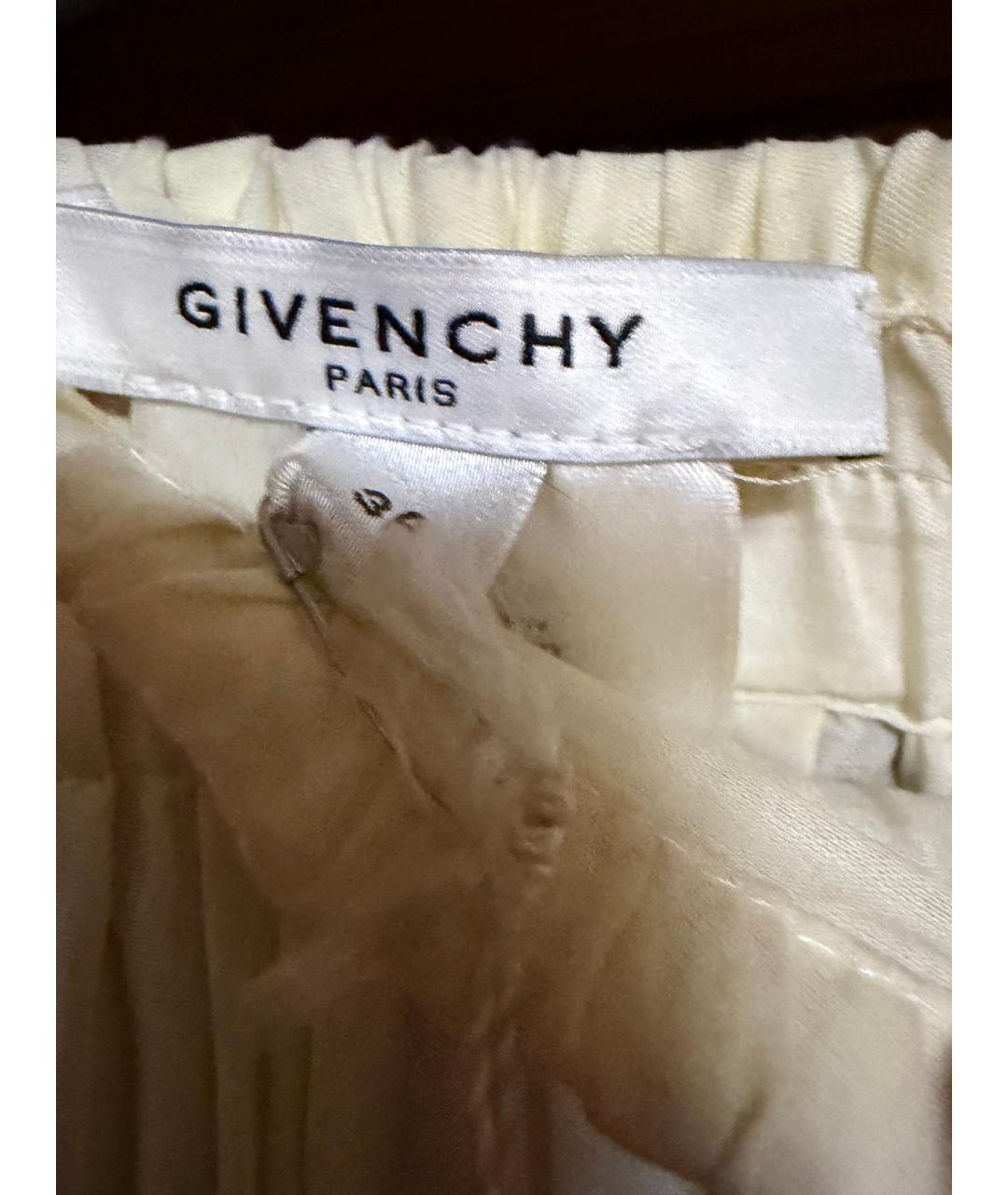 GIVENCHY Бежевый вискозный костюм с юбками, фото 3