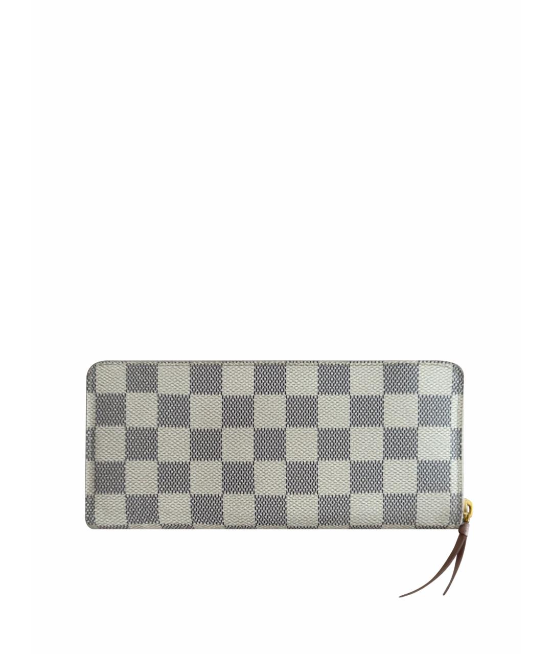 LOUIS VUITTON Белый кожаный кошелек, фото 1