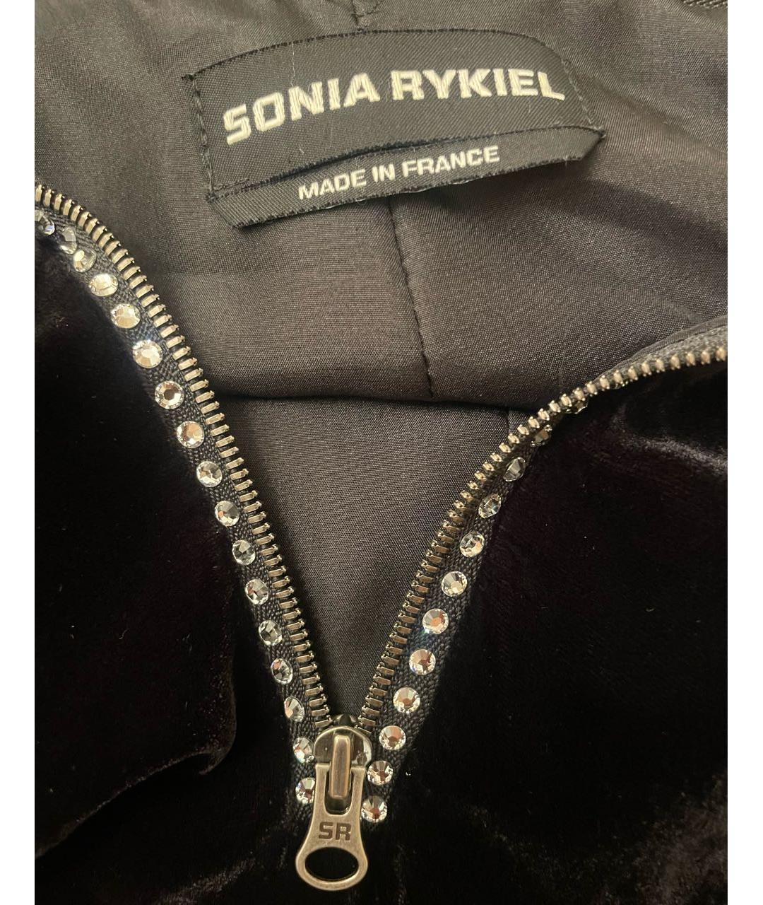 SONIA RYKIEL Черное вискозное вечернее платье, фото 5