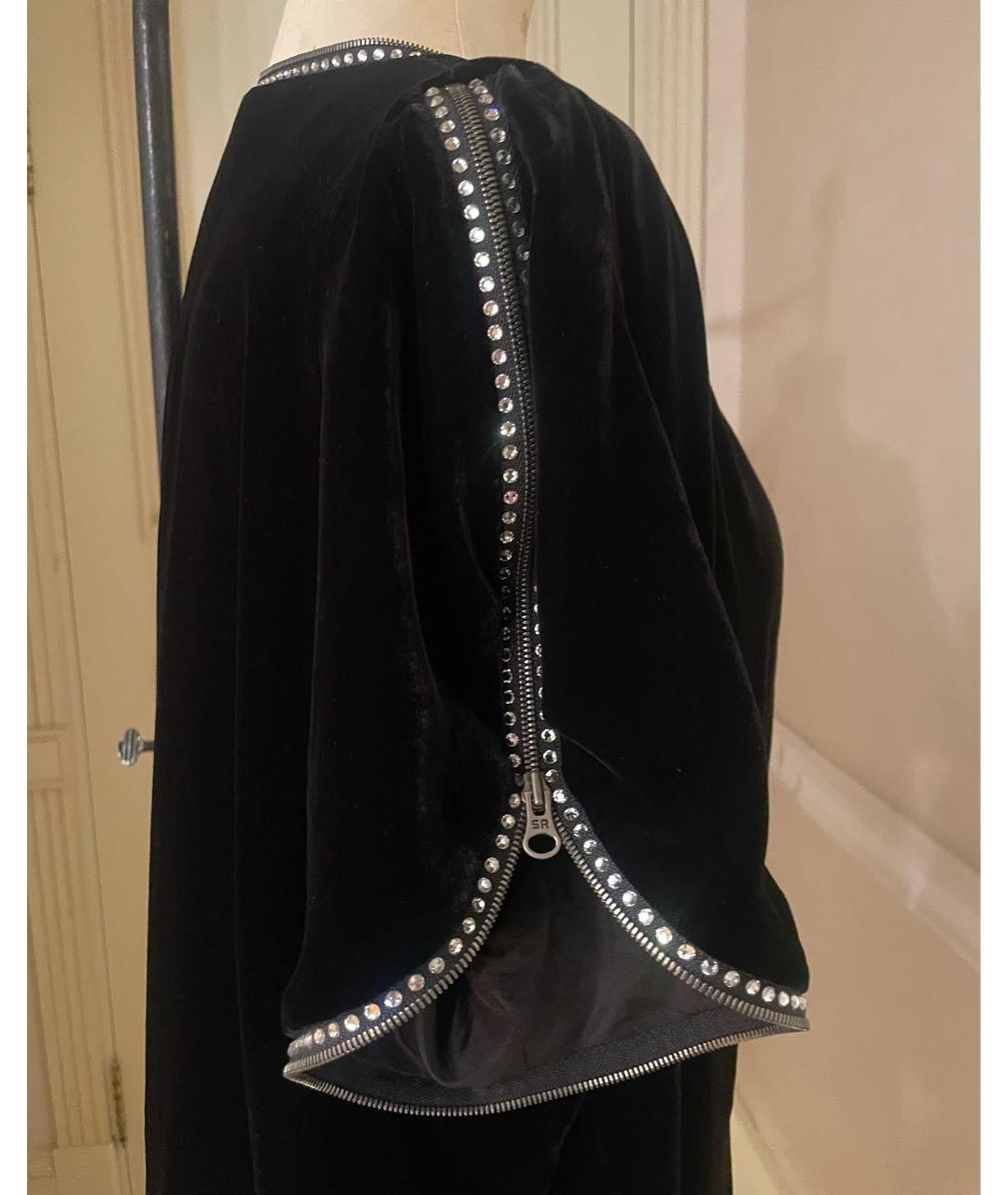 SONIA RYKIEL Черное вискозное вечернее платье, фото 3