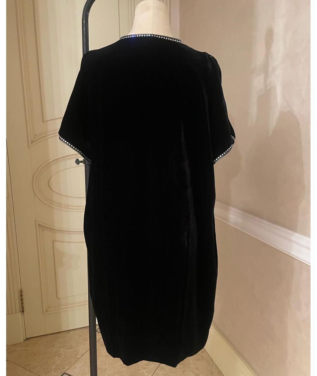 SONIA RYKIEL Черное вискозное вечернее платье, фото 2