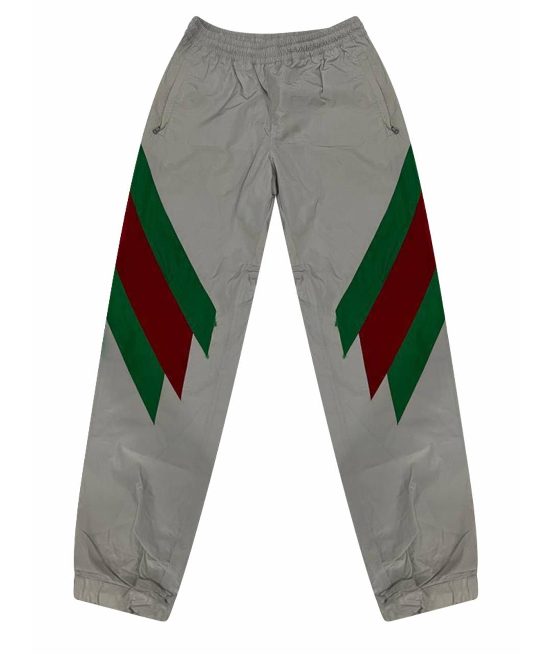 GUCCI Серые повседневные брюки, фото 1